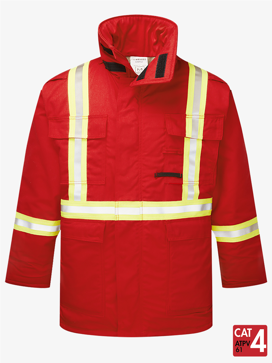 Avenger 9 oz Red Insulated Parka – ASR3215