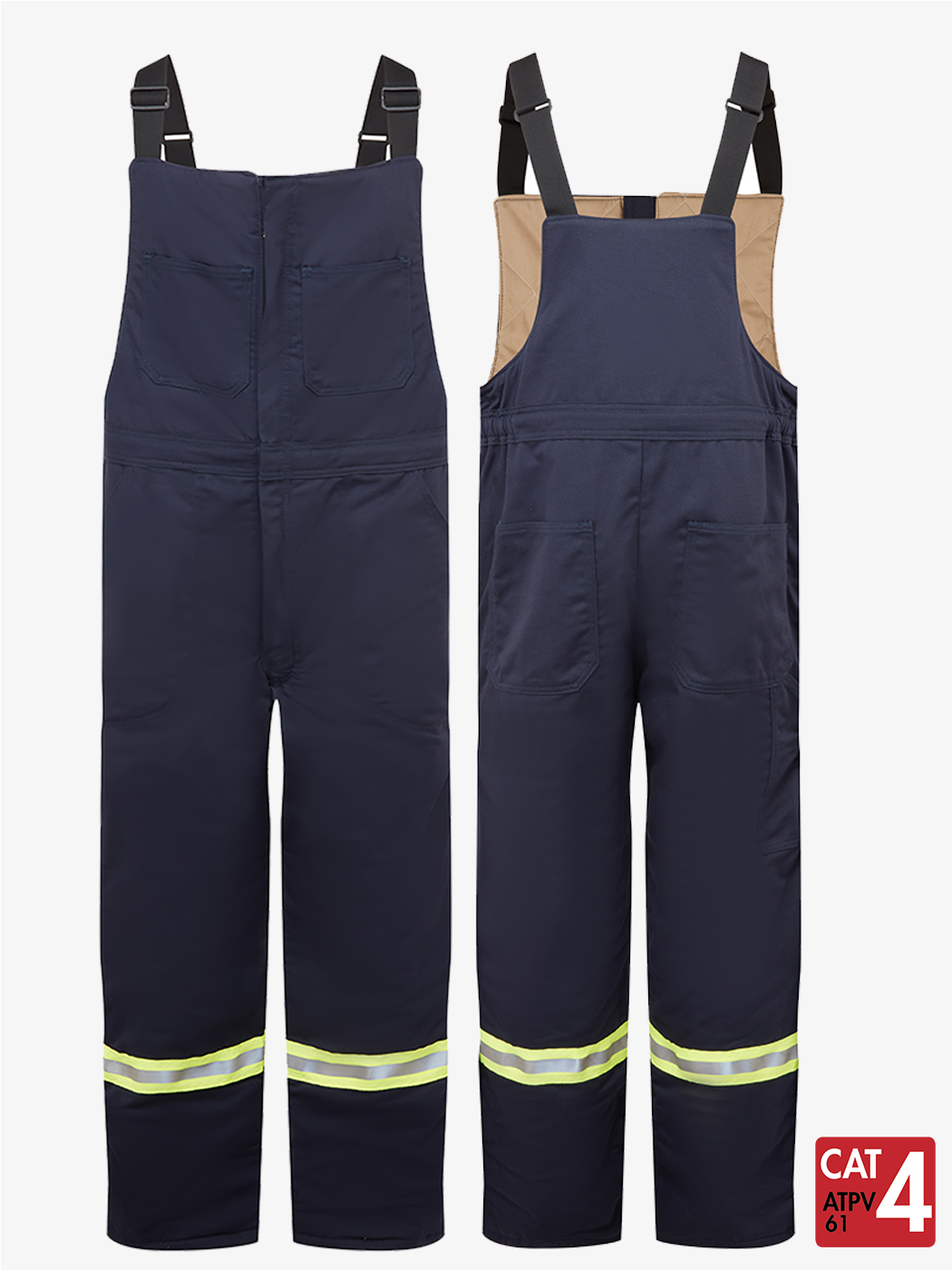 UltraSoft® 9 oz Navy Insulated Bib Pants – USN225