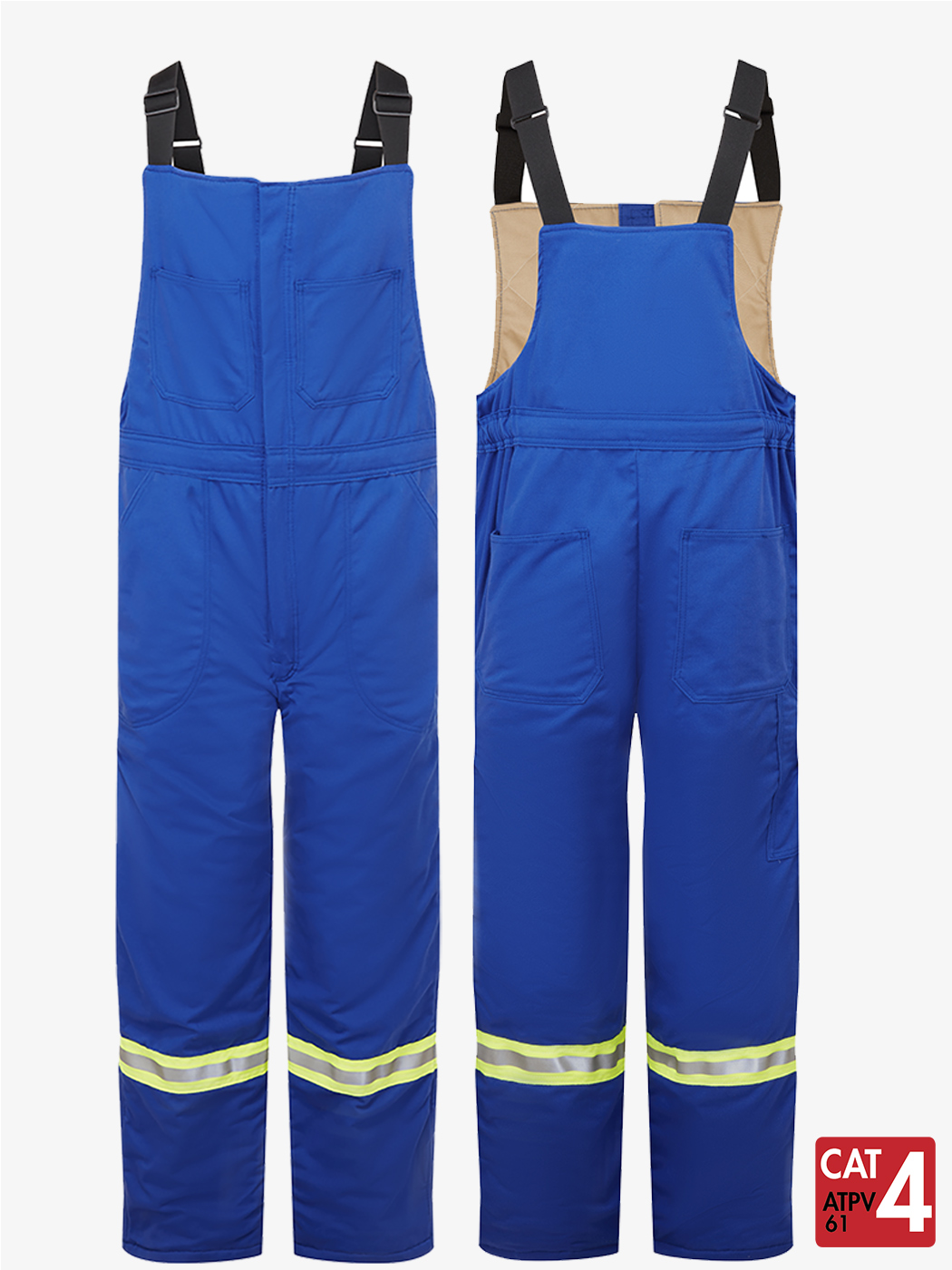 UltraSoft® 9 oz Royal Blue Insulated Bib Pants – USB225
