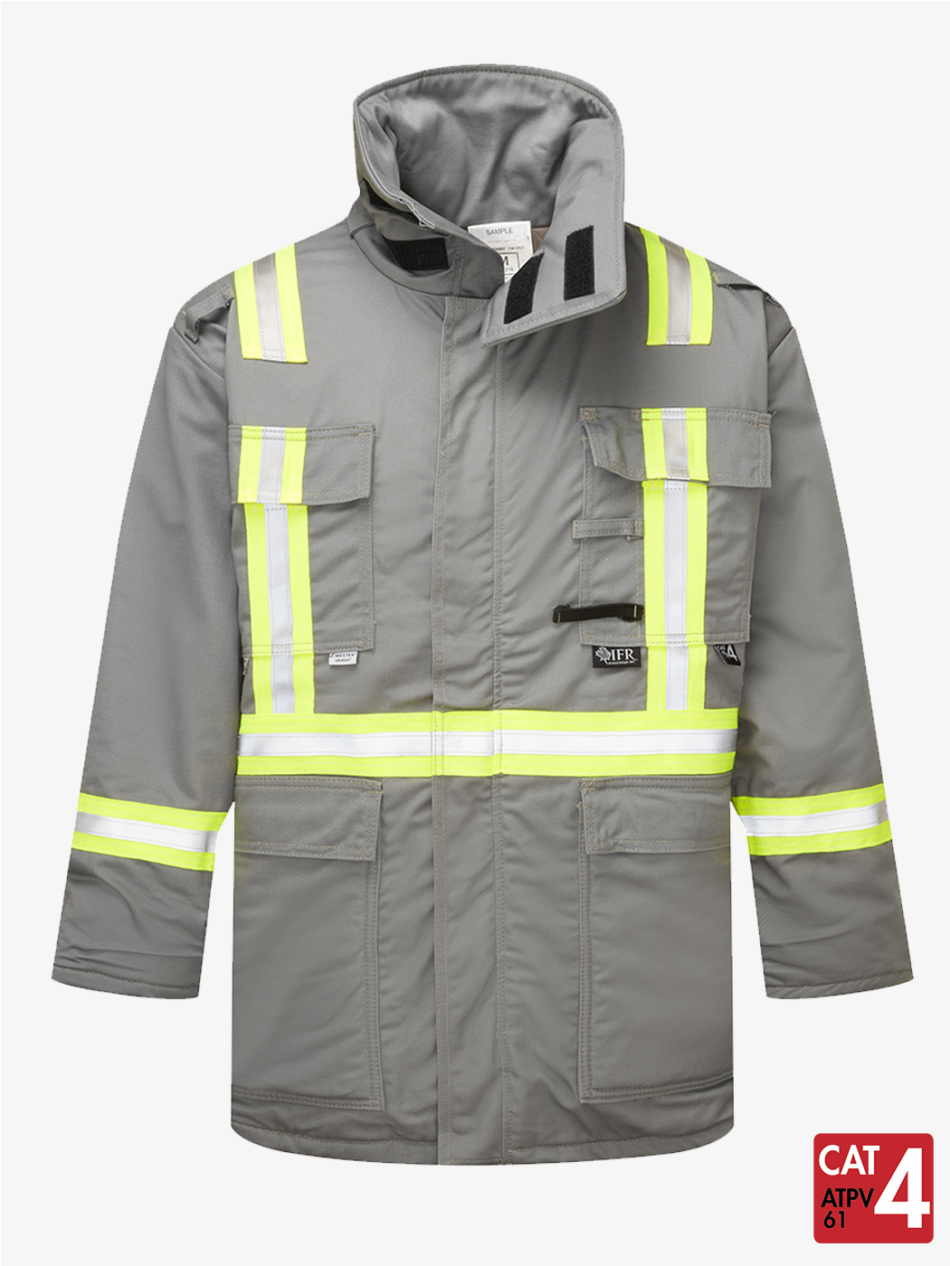 UltraSoft® 9 oz Grey Insulated Parka – USGY215