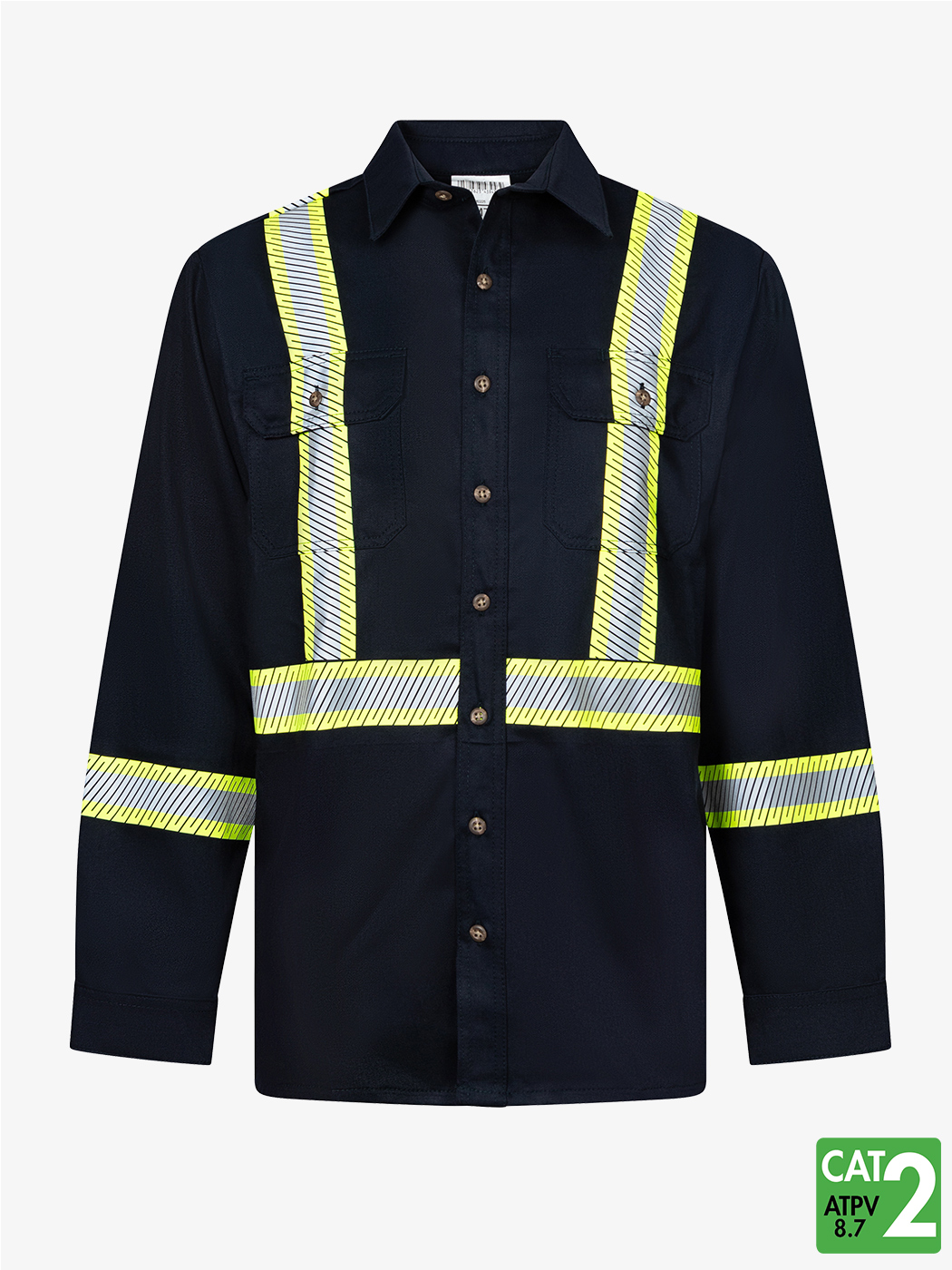 UltraSoft® 7 oz Deluxe Segmented Striped Work Shirt – Style 652