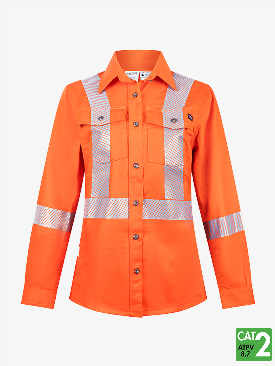 Women’s UltraSoft® 7 oz Deluxe Segmented Striped Work Shirt – Style 471