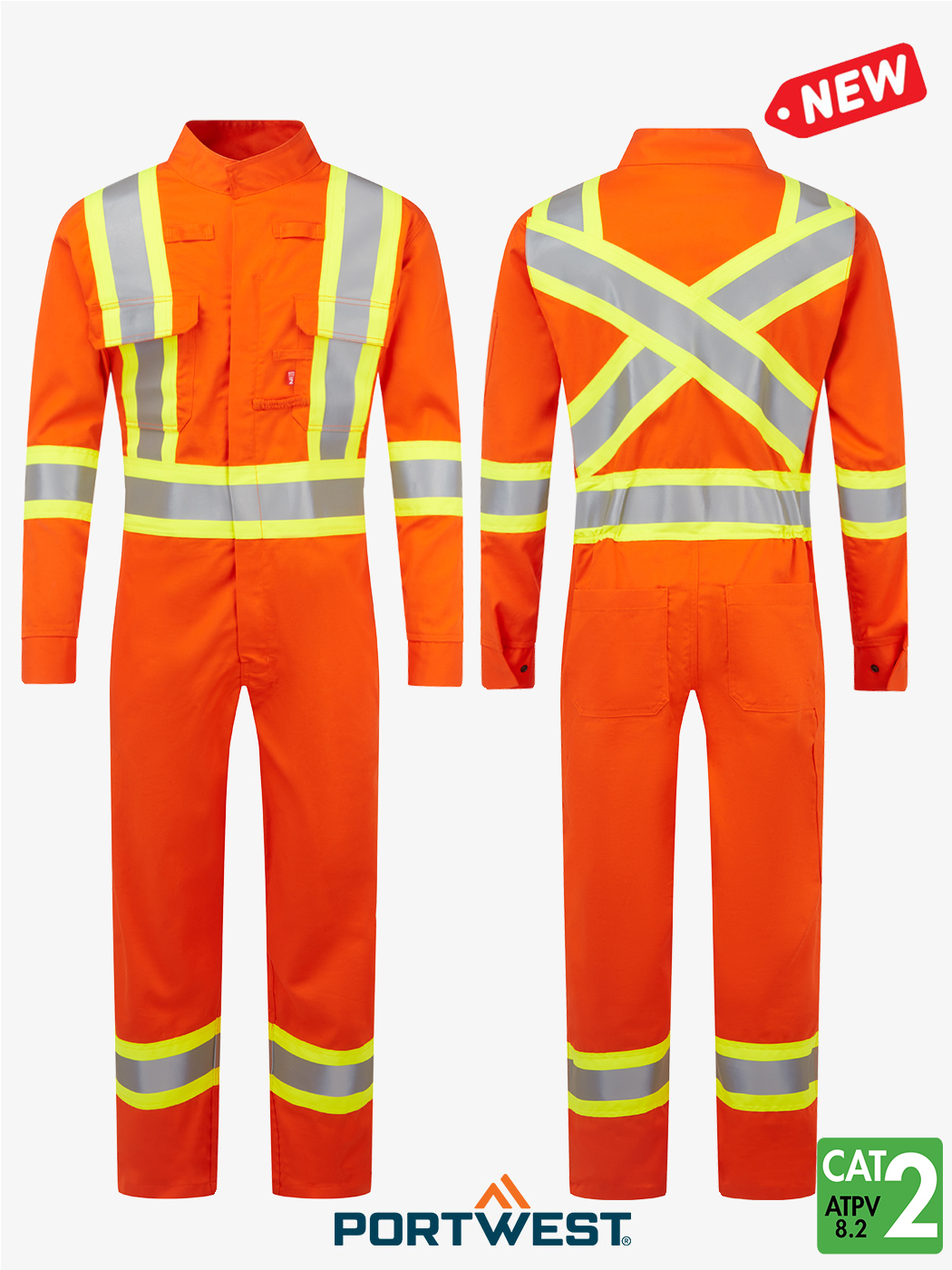 Bizflame® 88/12 4″ Xtra FR Coverall- Style FR526