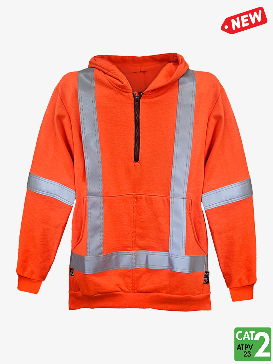 Striped FR Fleece Hoodie – Style 826