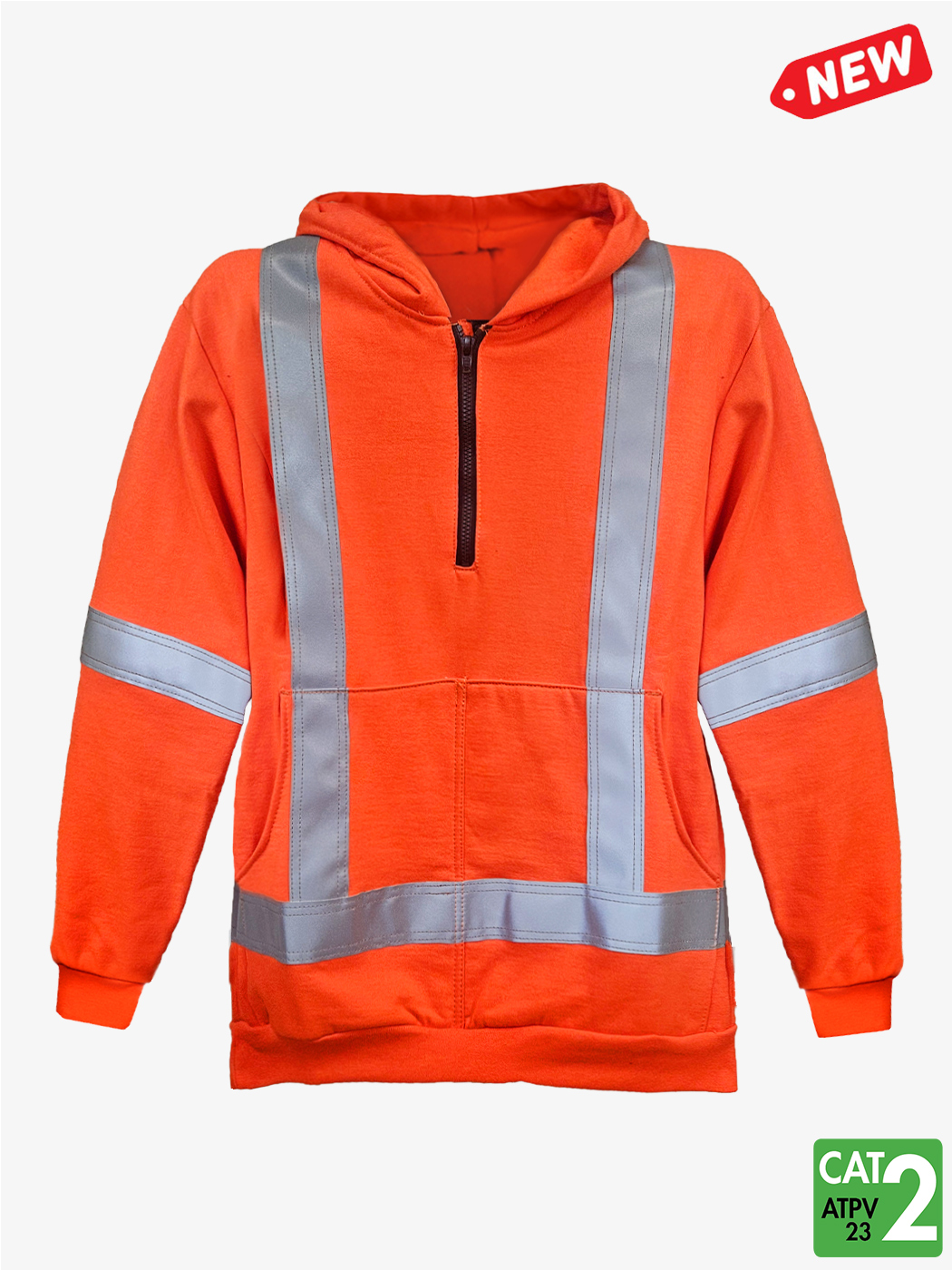 Striped FR Fleece Hoodie – Style 826