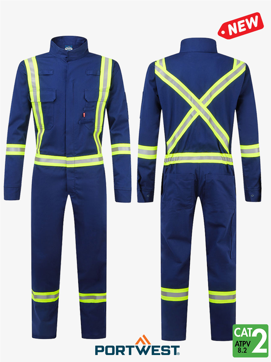 Bizflame® 2″ Iona Xtra Women’s FR 7oz Coverall – FR521