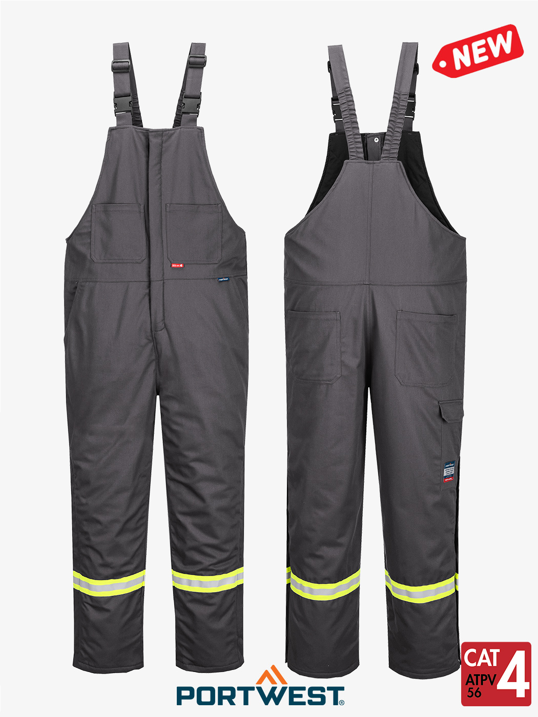 Bizflame® 88/12 Insulated FR Winter Bib Pants – Style FR429