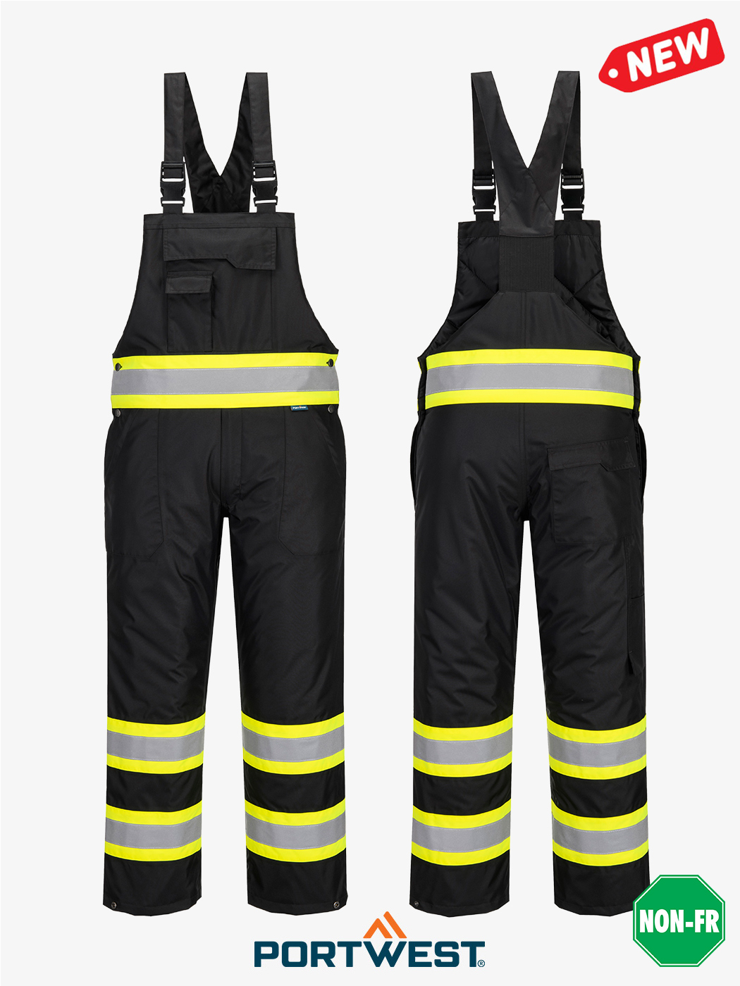 Iona Contrast Tape Winter Bib & Brace – Style CB489