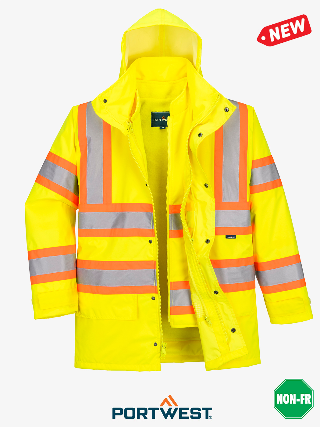Hi-Vis 5-in-1 Traffic Jacket – Style CA768