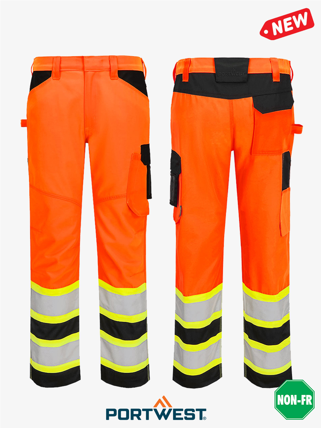 Hi-Vis Contrast Tape Work Pants – Style CA241