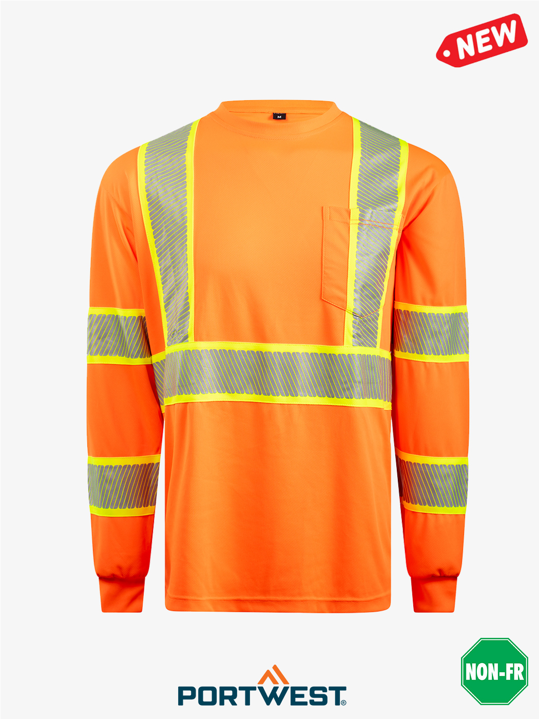 Hi-Vis Segmented Tape T-Shirt L/S – Style CA113