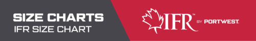 IFR by Portwest Sizing Chart 