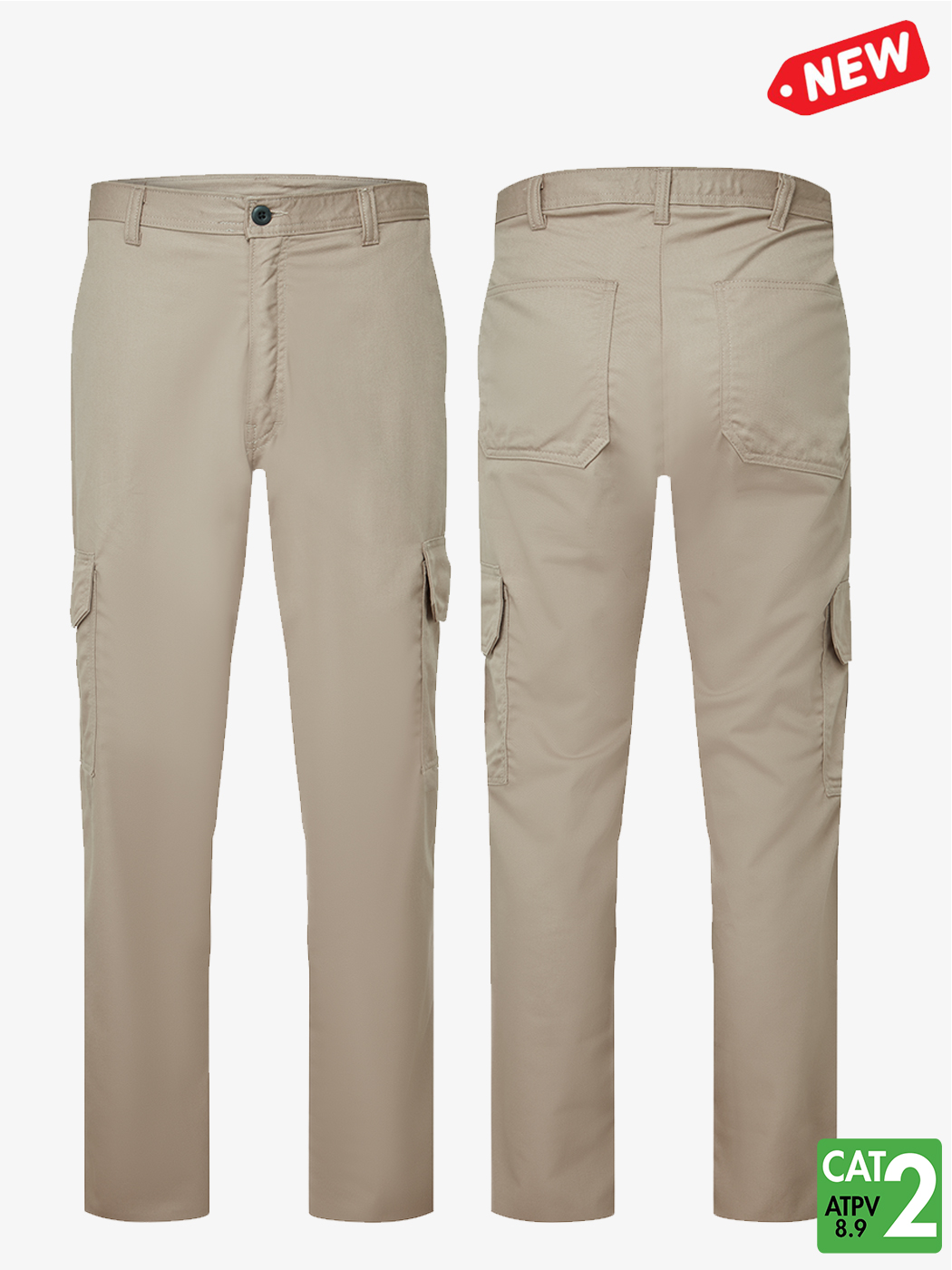 Avenger 7 oz Khaki Cargo Pants – Style 612