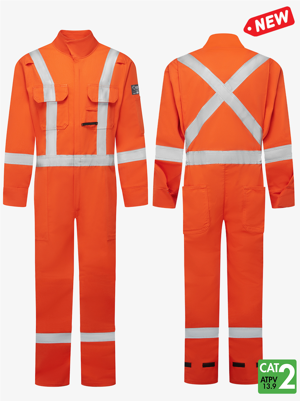 Avenger 9 oz Hi-Vis Coveralls – Style 409