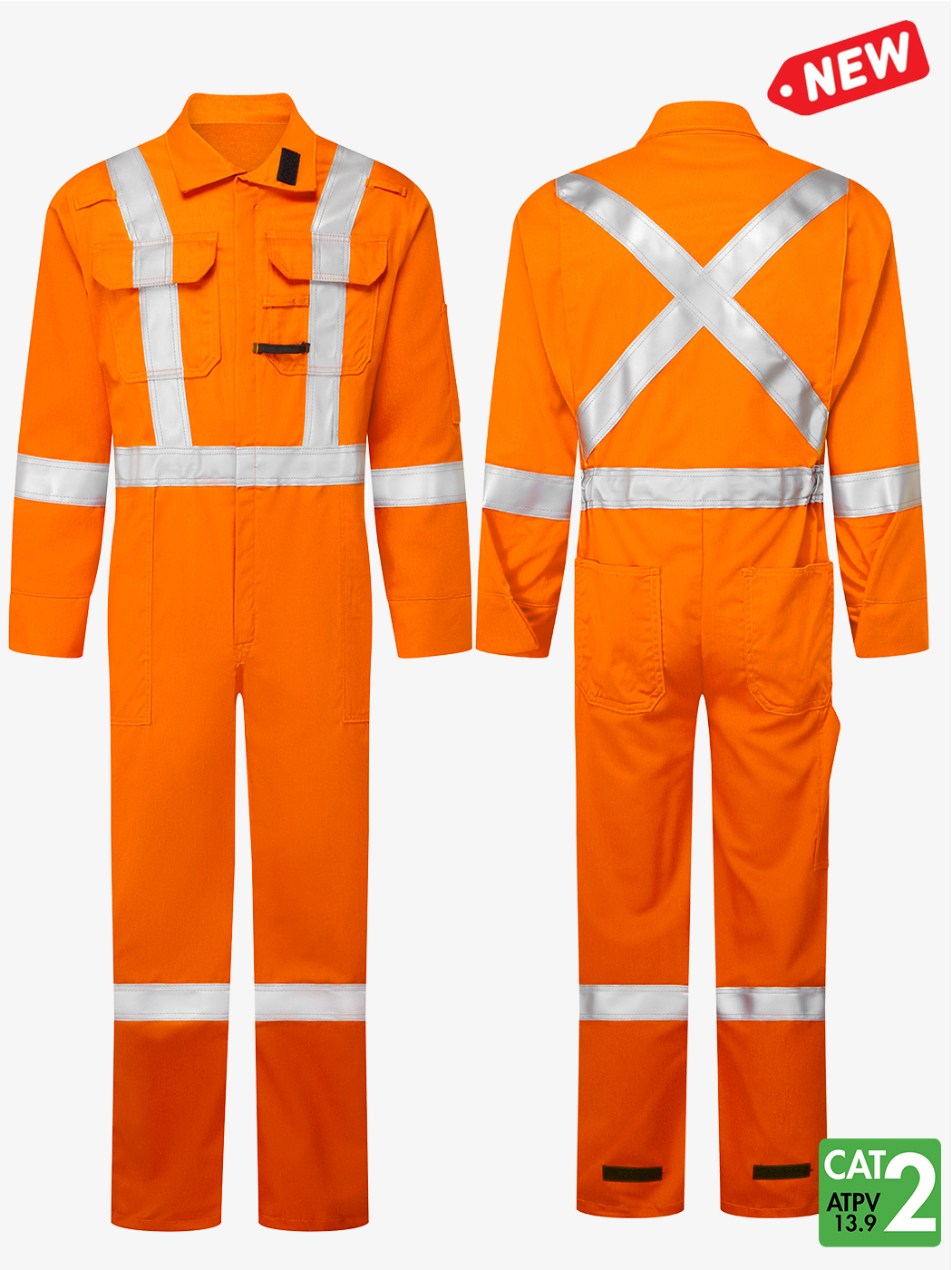 Avenger 9 oz Hi-Vis Coveralls – Style 409
