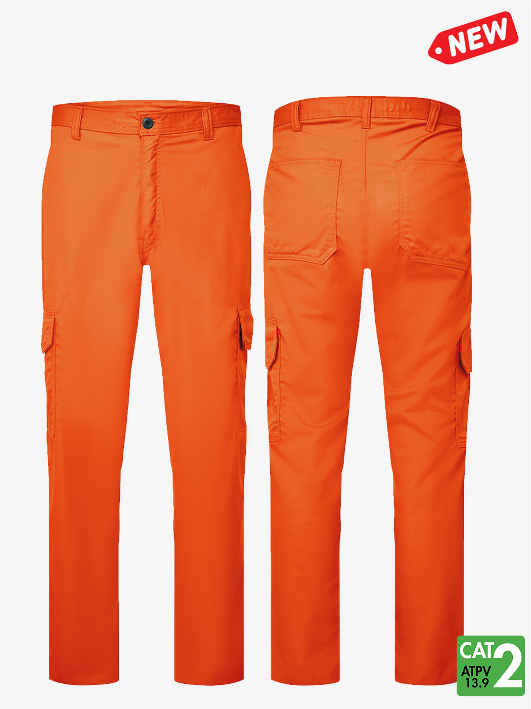 Avenger 9 oz Orange Cargo Pant – Style 441