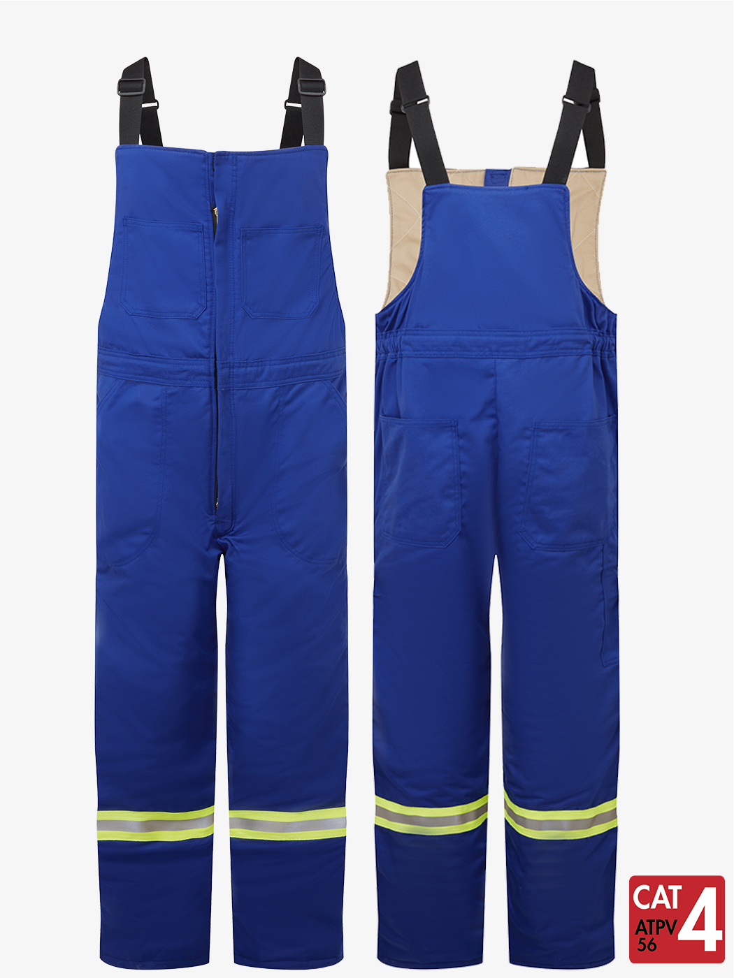 Avenger 9 oz Royal Blue Insulated Bib Pants – ASB3225