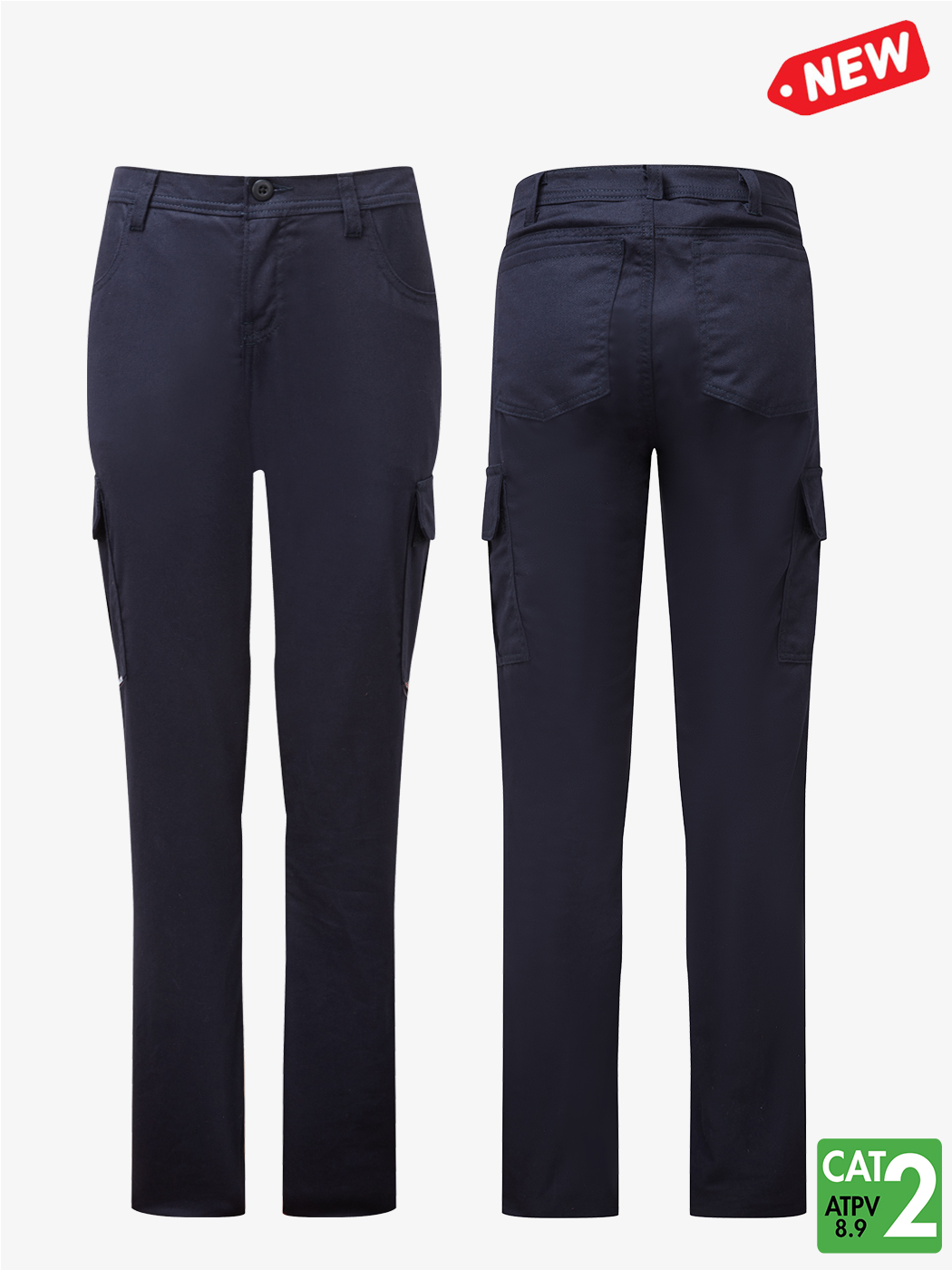 Women’s Avenger 7 oz Navy Cargo Pants – Style 671