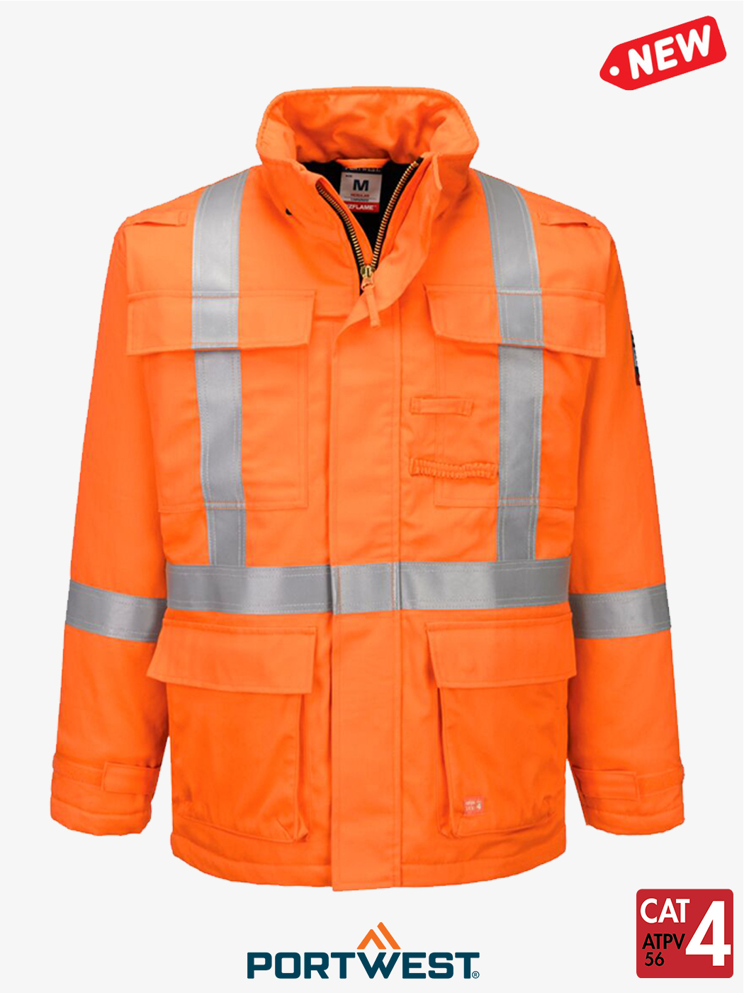 Bizflame® 88/12 Hi-Vis Insulated FR Winter Parka – Style FR621